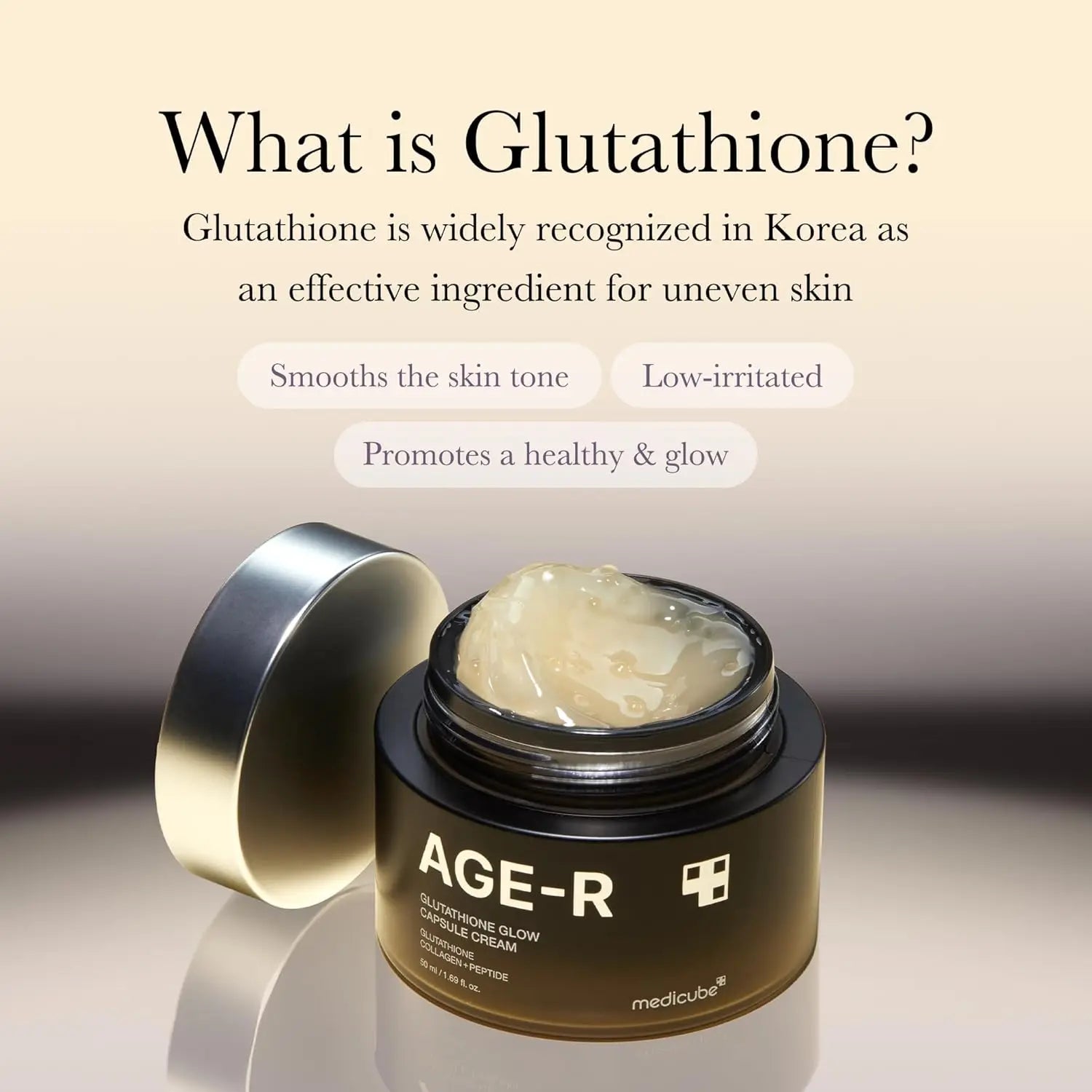 MEDICUBE AGE-R Glutathione Glow Capsule Facial Cream