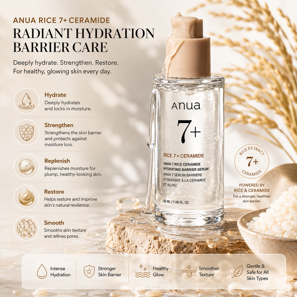 ANUA Rice Ceramide Moisture Barrier Serum
