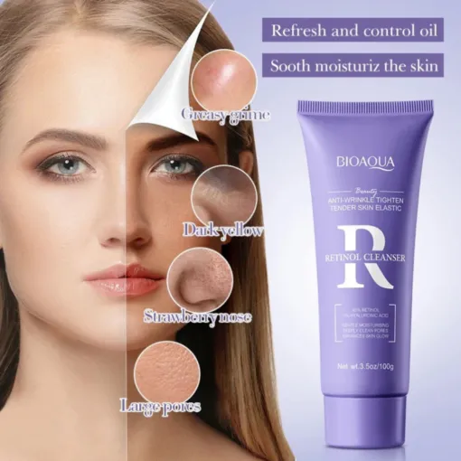 BIOAQUA Retinol Renewal Foam Cleanser