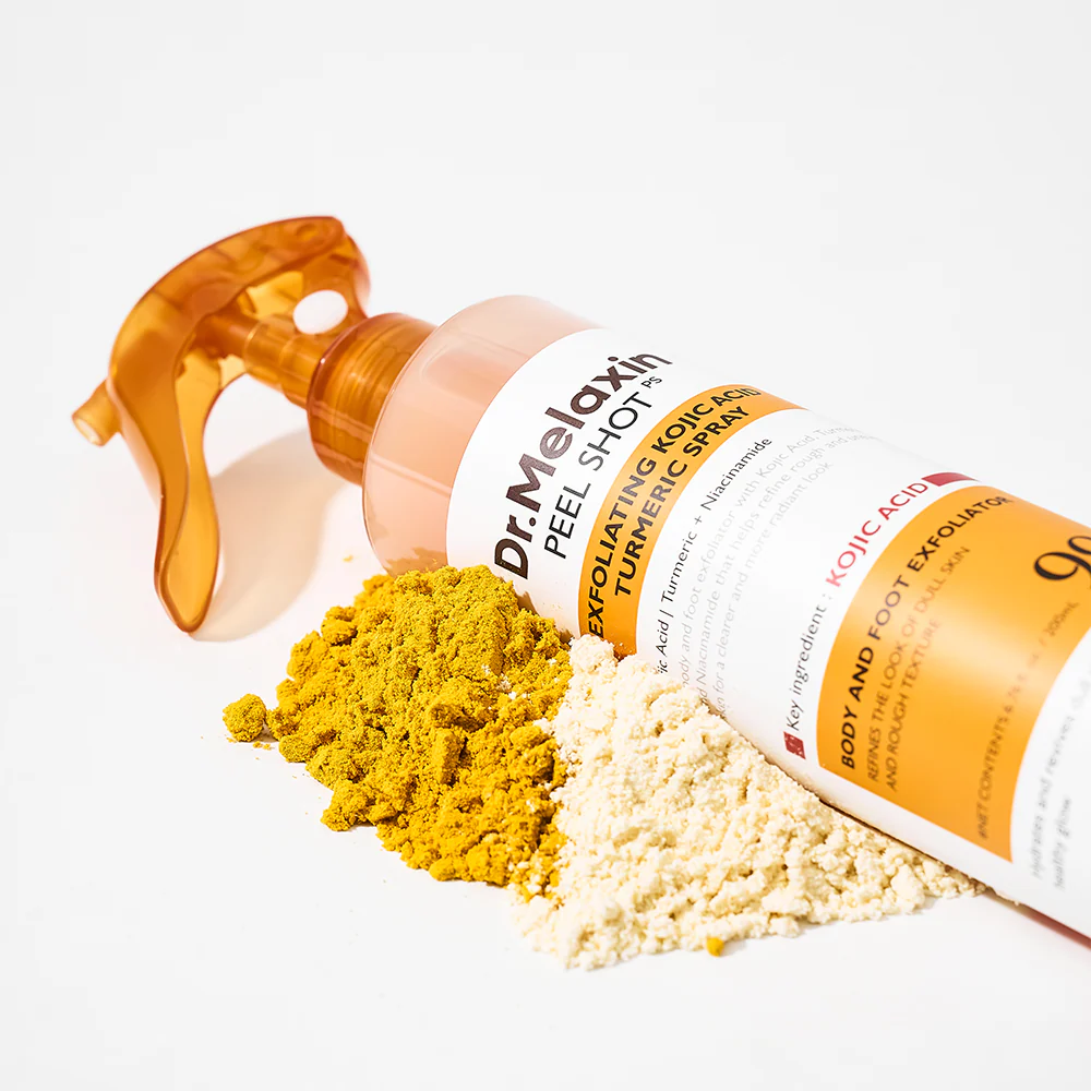 Dr. Melaxin Body Keratin Care Kojic Acid Turmeric Exfoliating Spray