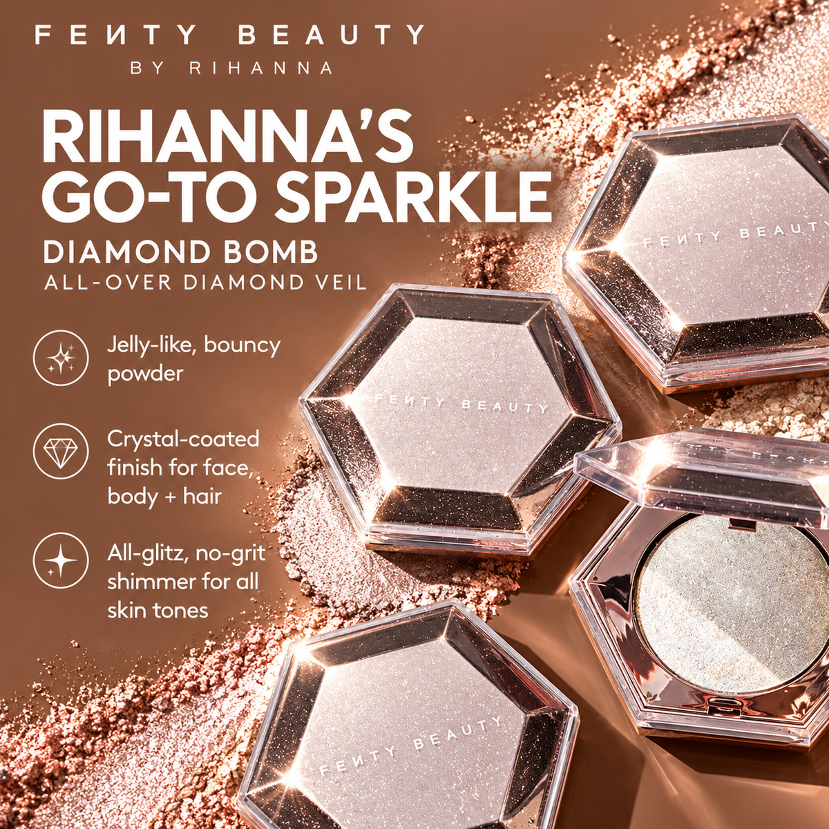 Fenty Beauty Diamond Bomb All-Over Diamond Veil Highlighter