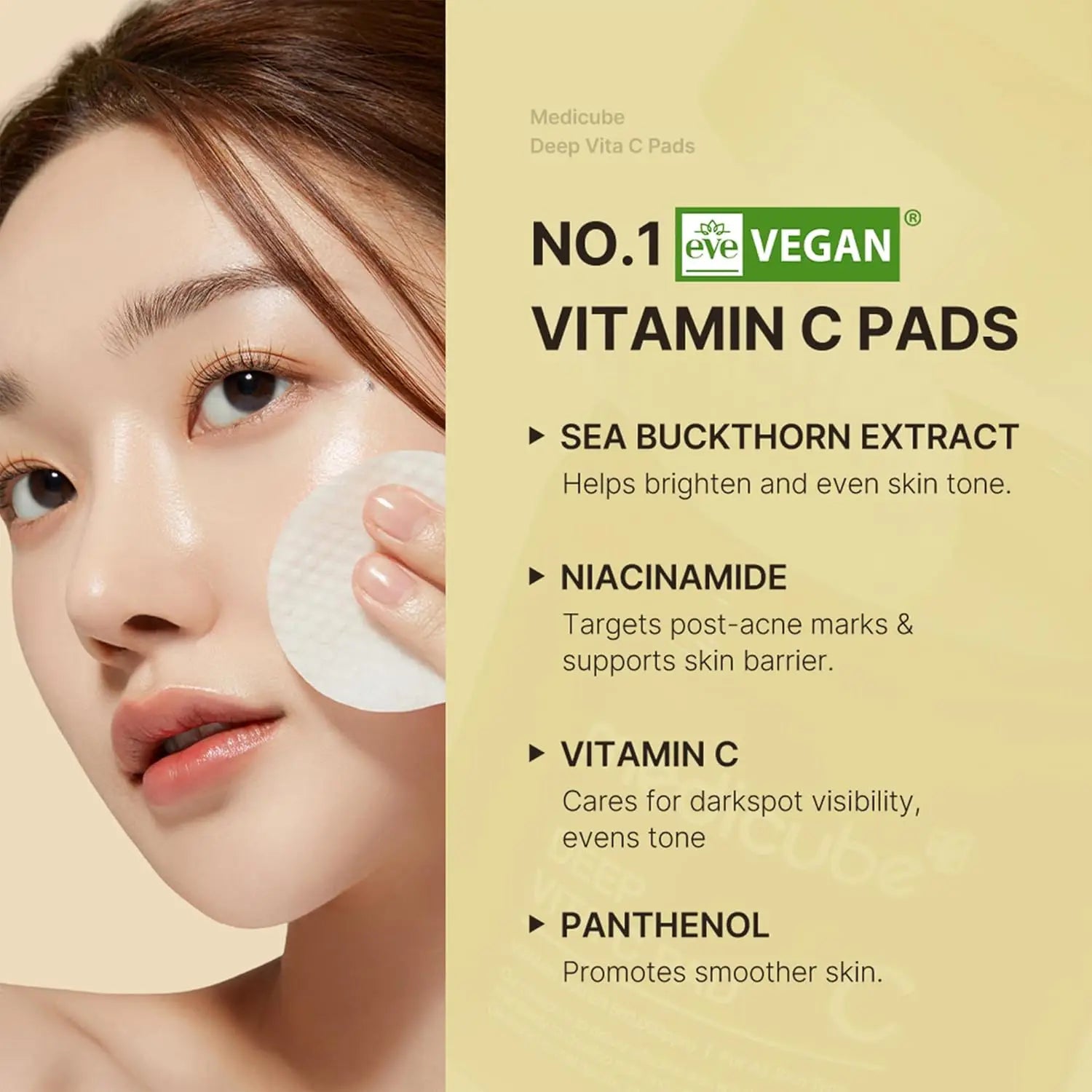 MEDICUBE Deep Vita C Toner Pads