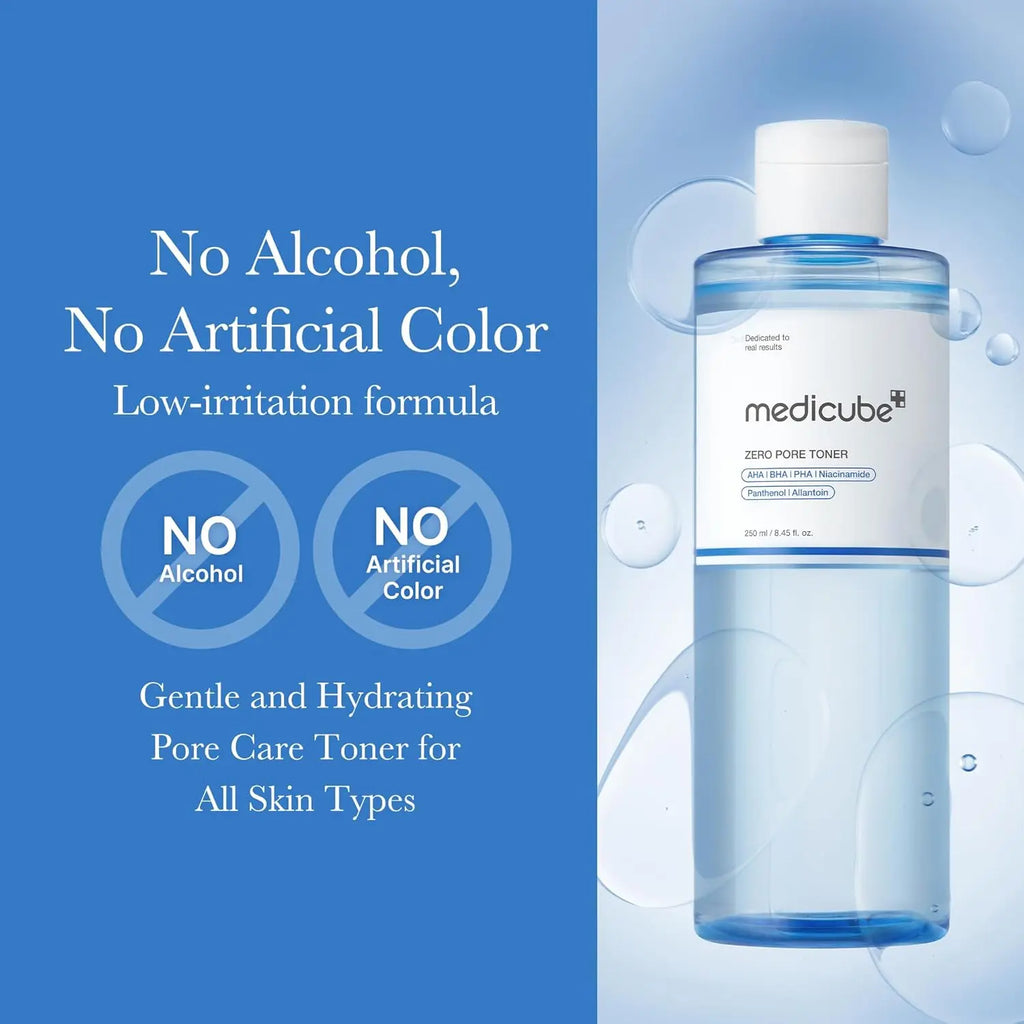 MEDICUBE Zero Pore Exfoliating Hydrating Toner