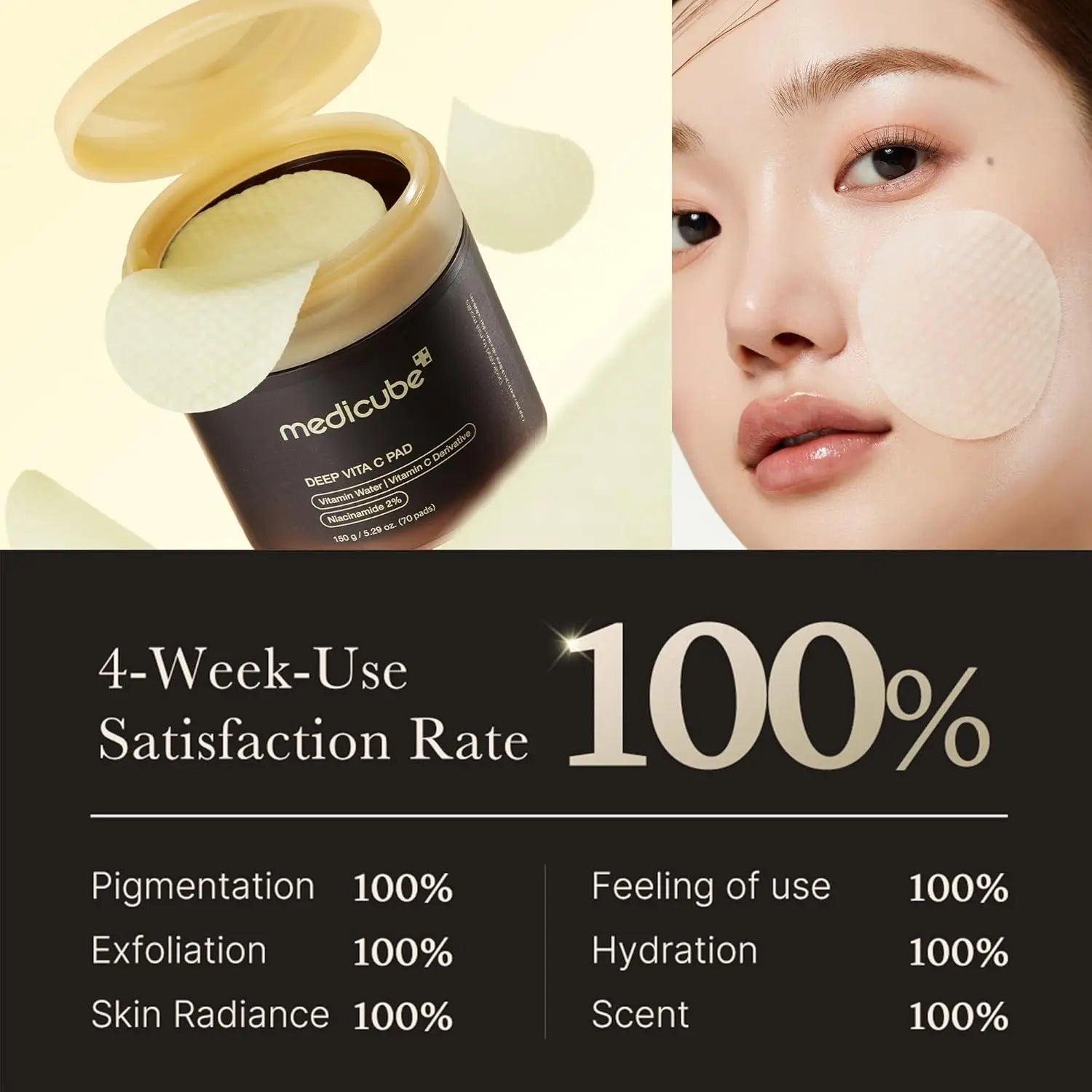 MEDICUBE Deep Vita C Toner Pads