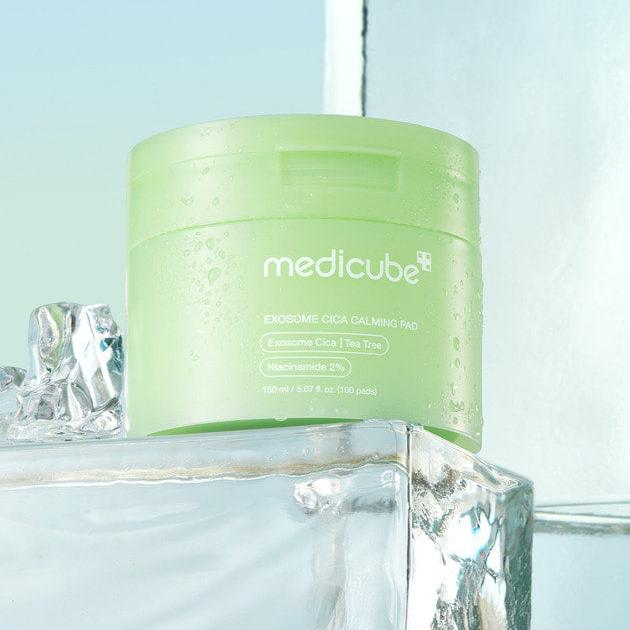 MEDICUBE Exosome CICA Tea Tree Calming Toner Pads