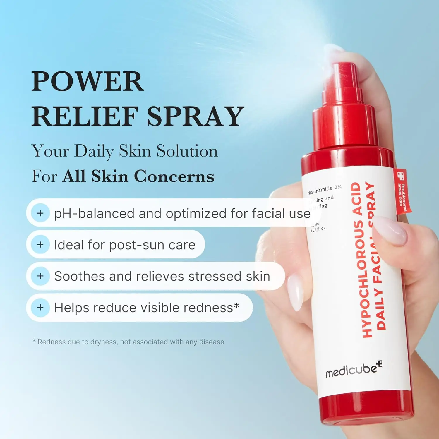MEDICUBE Hypochlorous Acid Power Soothing Facial Spray