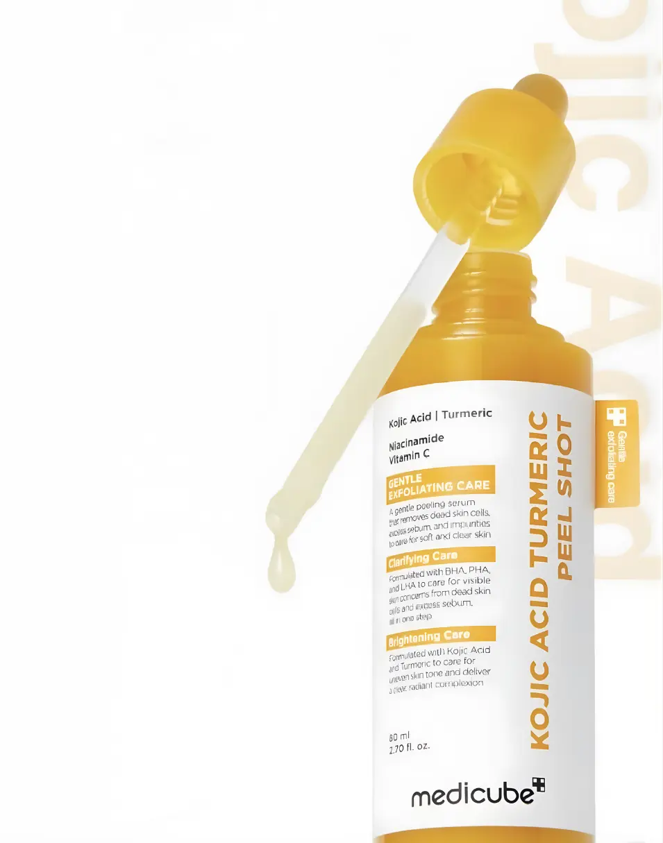 MEDICUBE Kojic Acid Turmeric Exfoliating Face Peel Shot