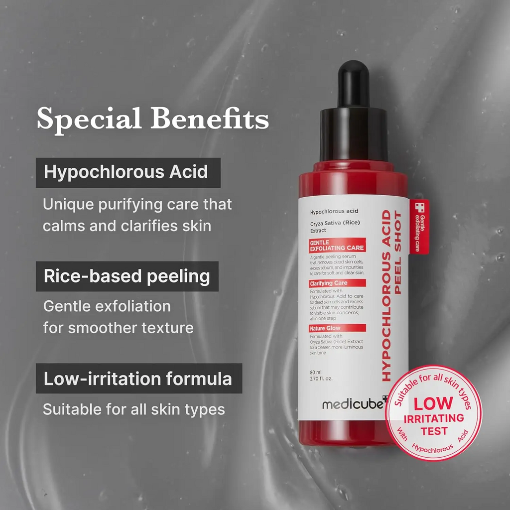 MEDICUBE Hypochlorous Acid Facial Peel Shot Serum