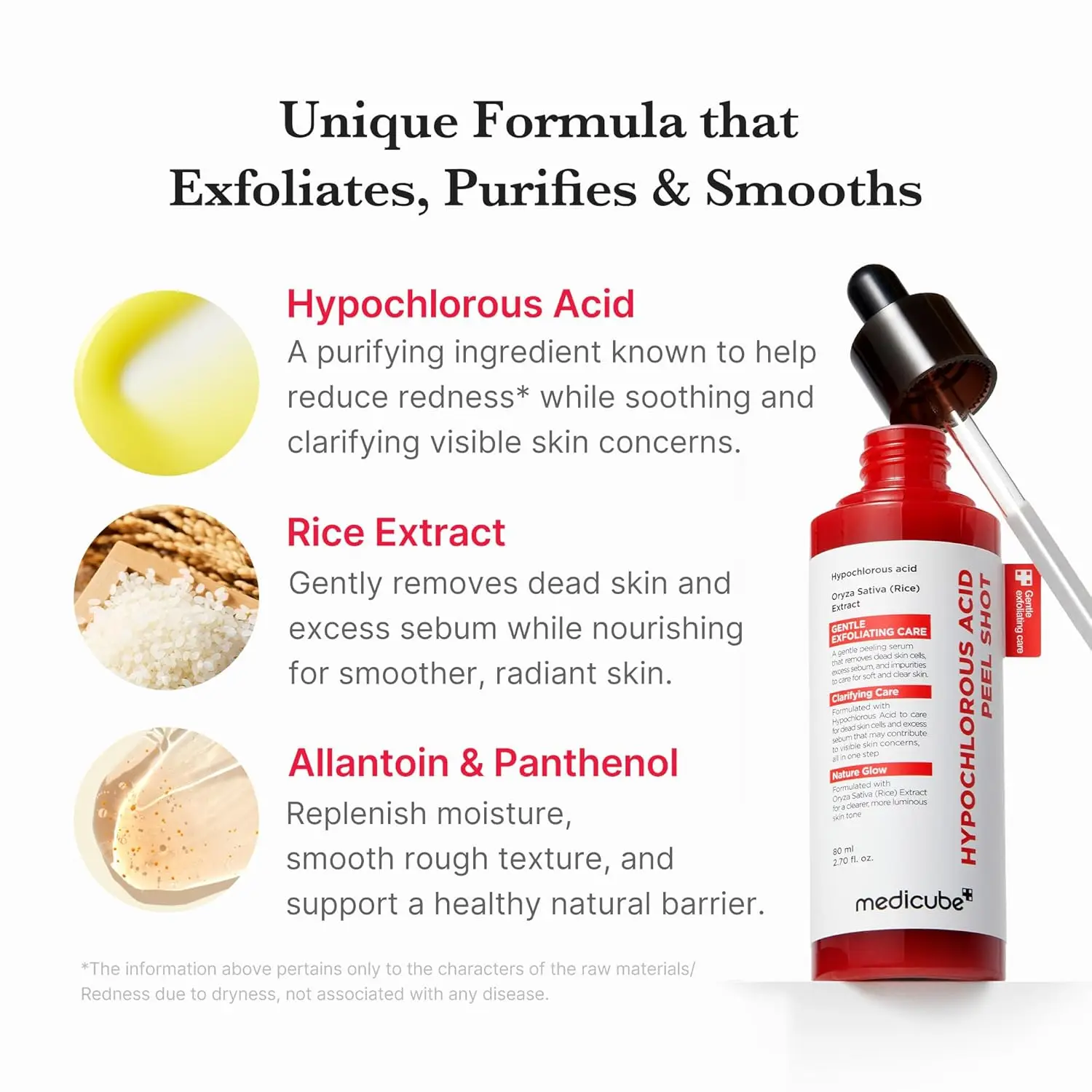 MEDICUBE Hypochlorous Acid Facial Peel Shot Serum