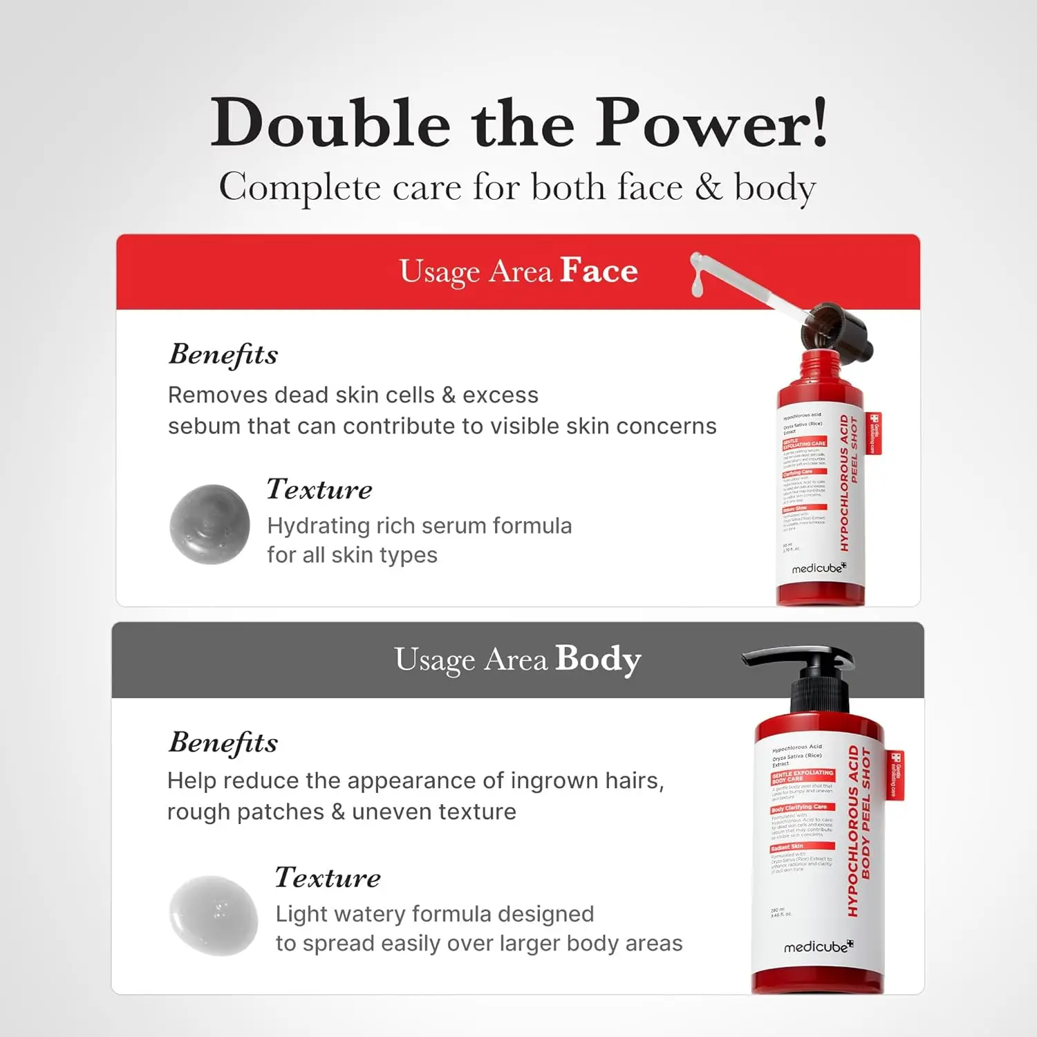 MEDICUBE Hypochlorous Acid Facial Peel Shot Serum