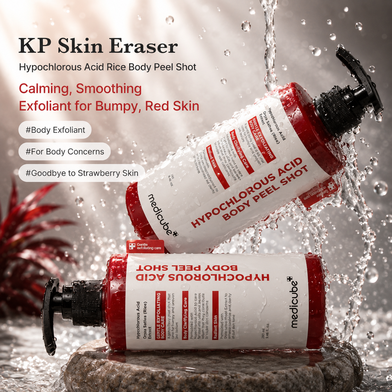 MEDICUBE Hypochlorous Acid Body Peel Shot Serum