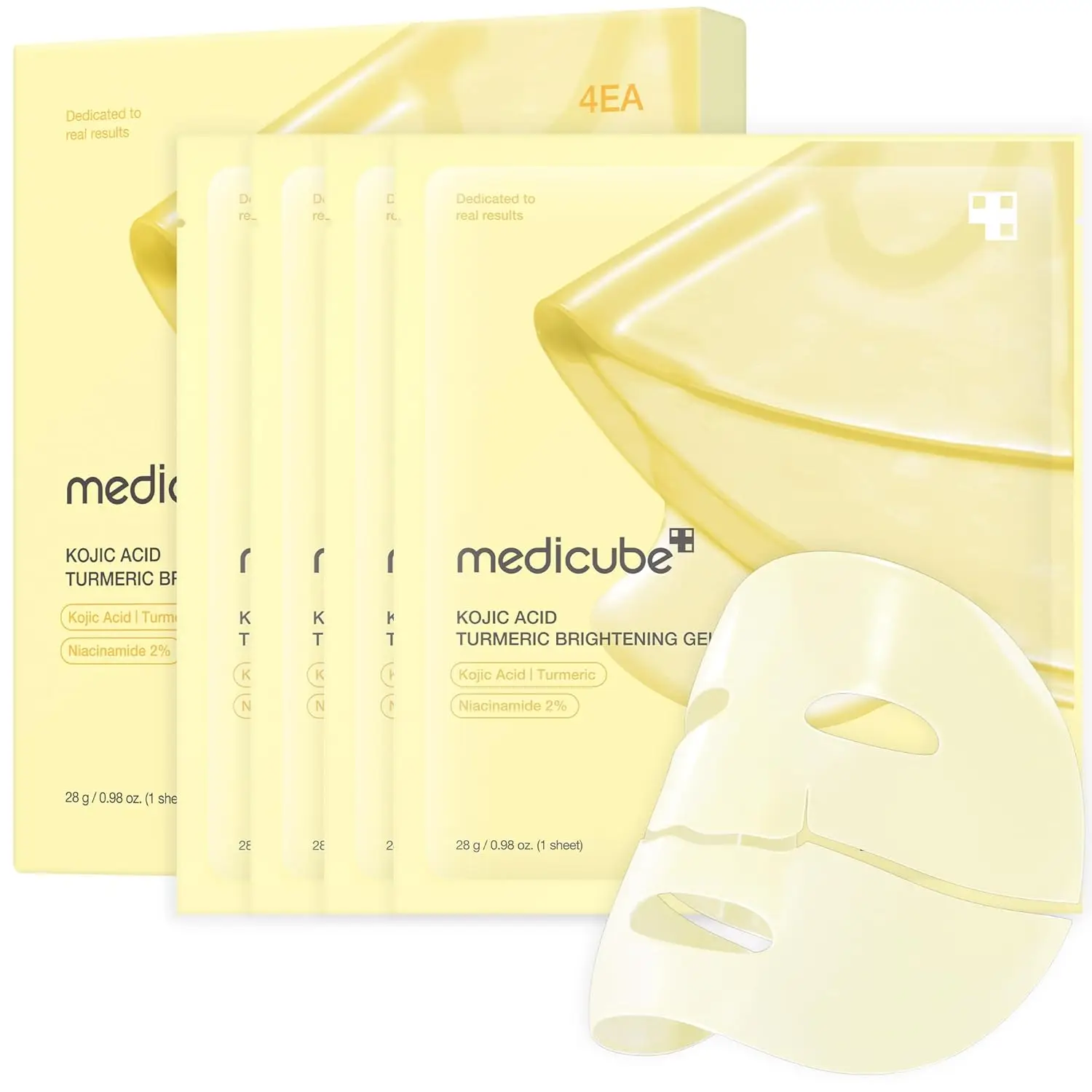 MEDICUBE Kojic Acid Turmeric Brightening Gel Mask