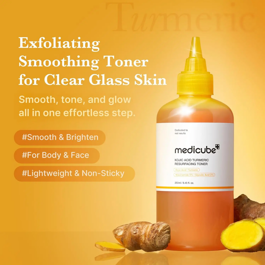 MEDICUBE Kojic Acid Turmeric Bright Skin Daily Resurfacing Toner