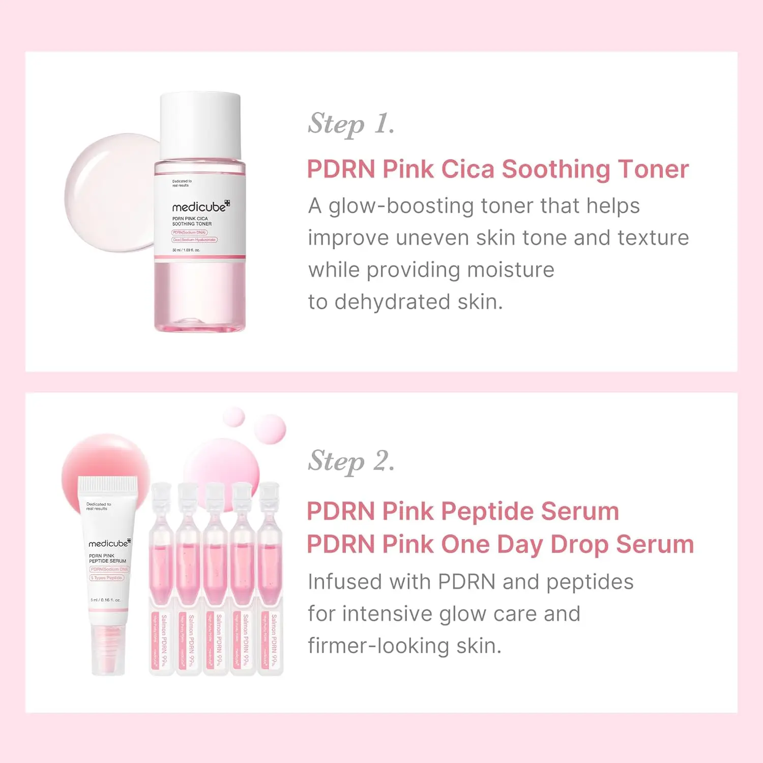 MEDICUBE PDRN Pink Glass Glow Travel Kit