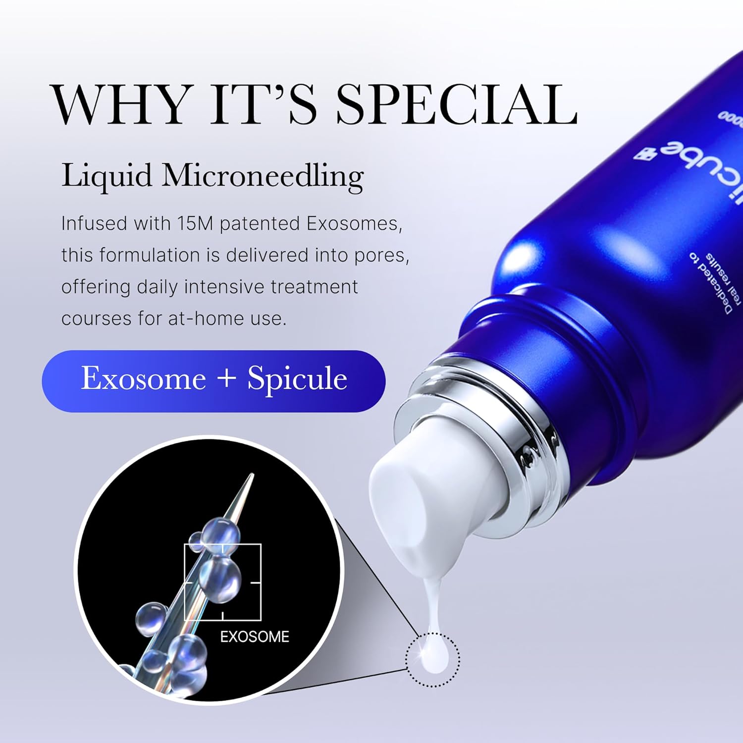 MEDICUBE Zero Exome Shot Spicule (25,000 PPM) Skin Booster Facial Serum