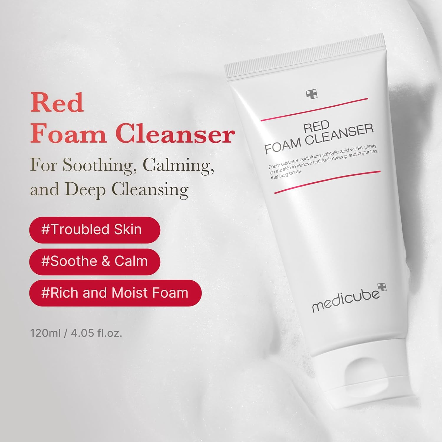 MEDICUBE Red Daily Gentle Foam Cleanser