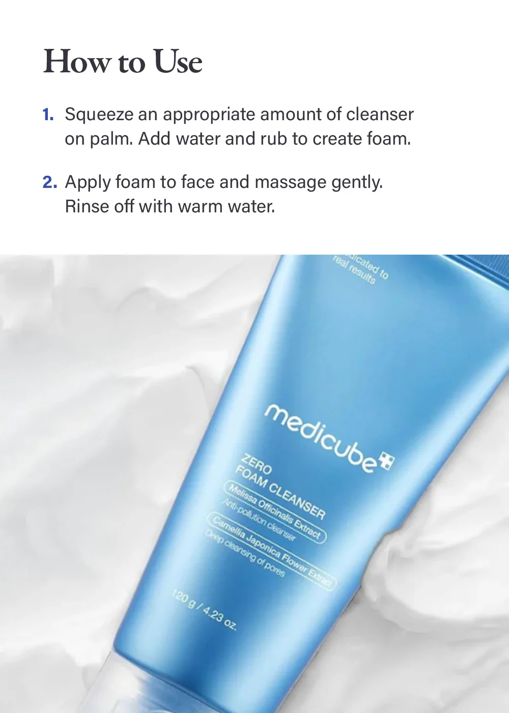 MEDICUBE Zero Pore Foam Cleanser