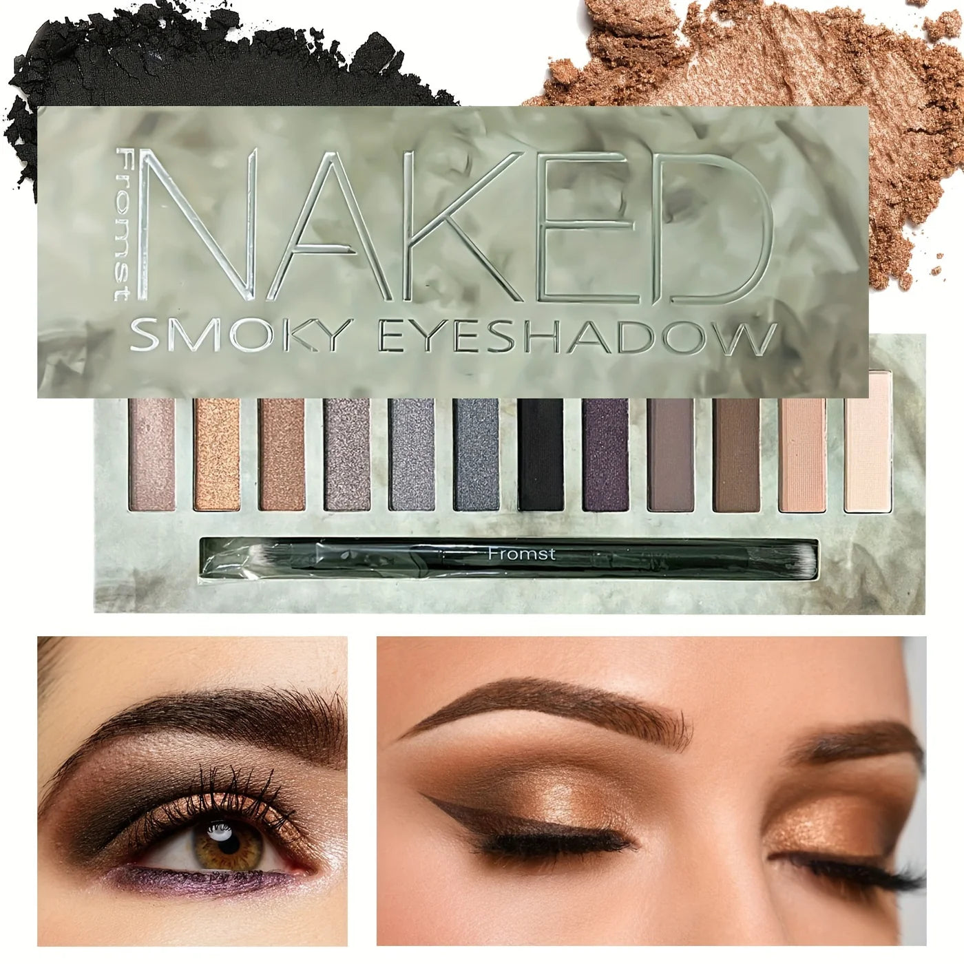 NAKED by Fromst - Smoky Eyeshadow Palette