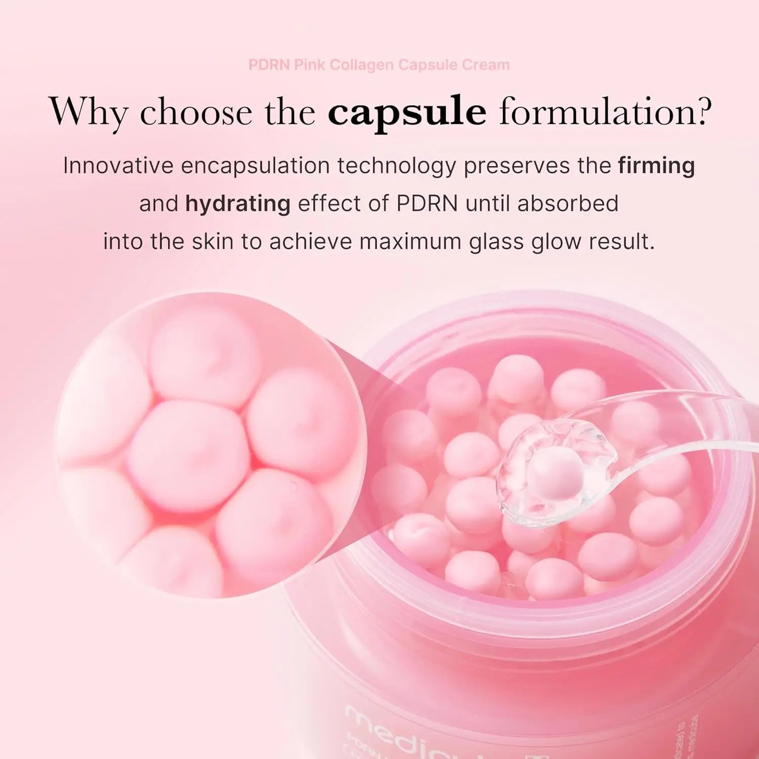 MEDICUBE PDRN Pink Collagen Capsule Cream with Salmon DNA