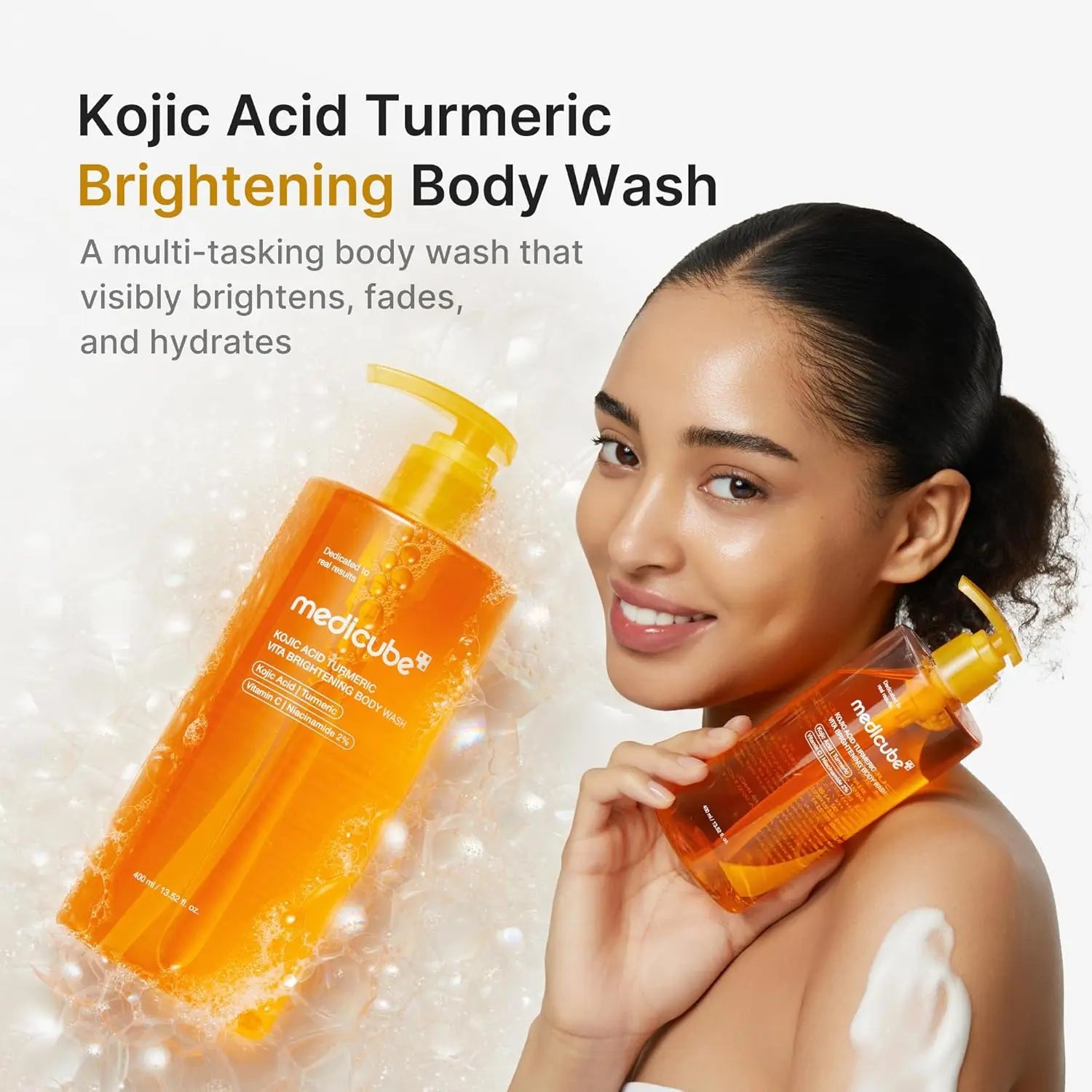 MEDICUBE Kojic Acid Turmeric Gentle Brightening Shower Gel