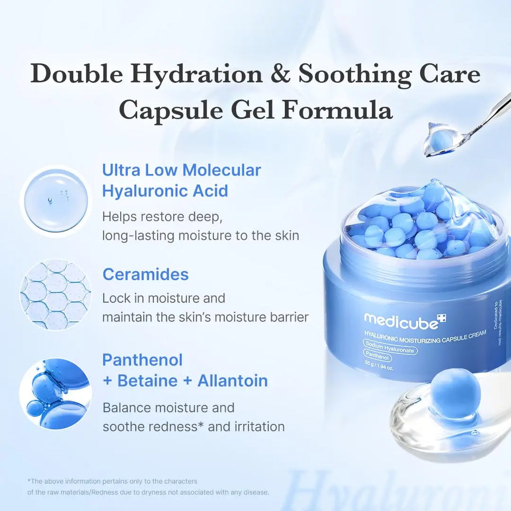 MEDICUBE Hyaluronic Acid Daily Calming Capsule Cream