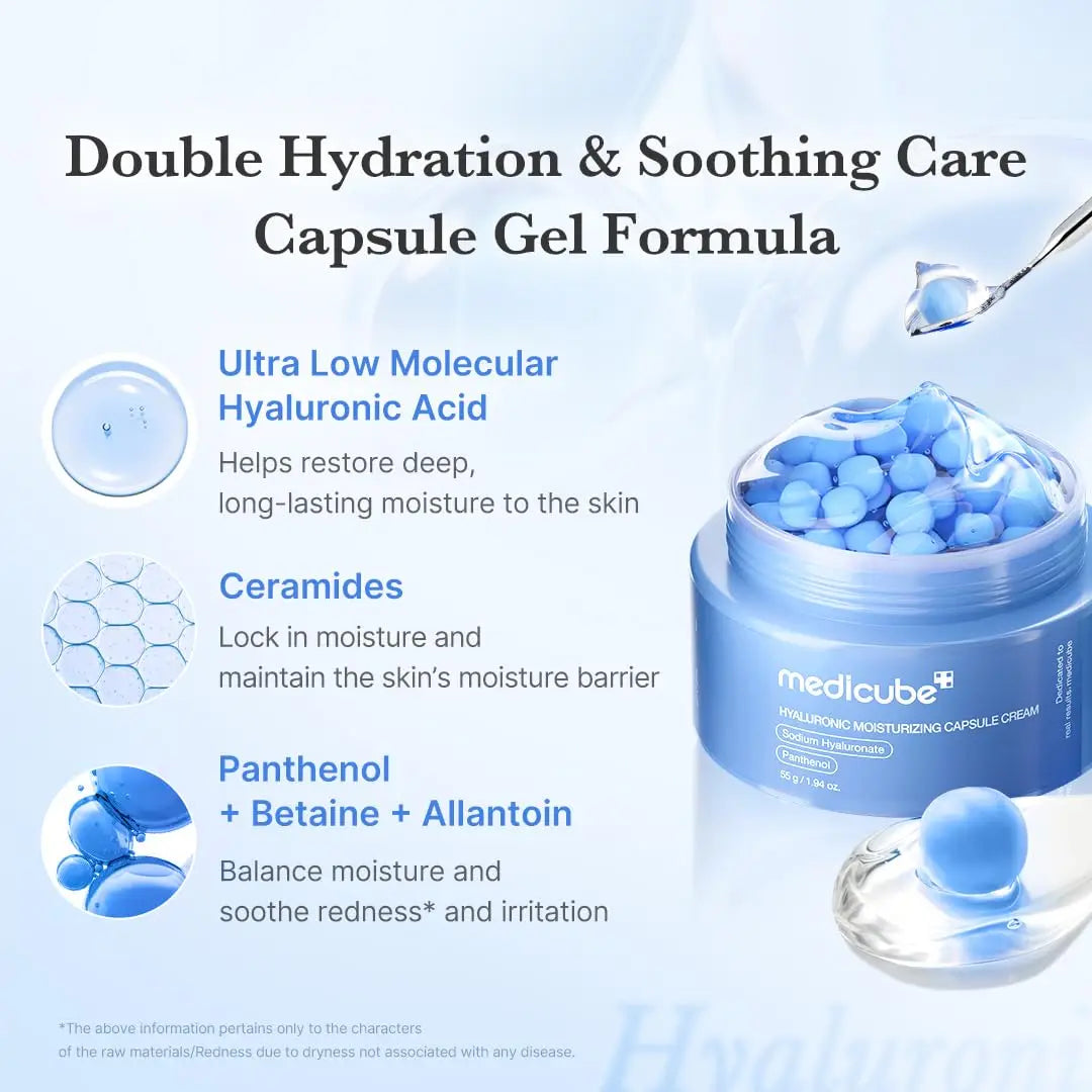 MEDICUBE Hyaluronic Acid Daily Calming Capsule Cream