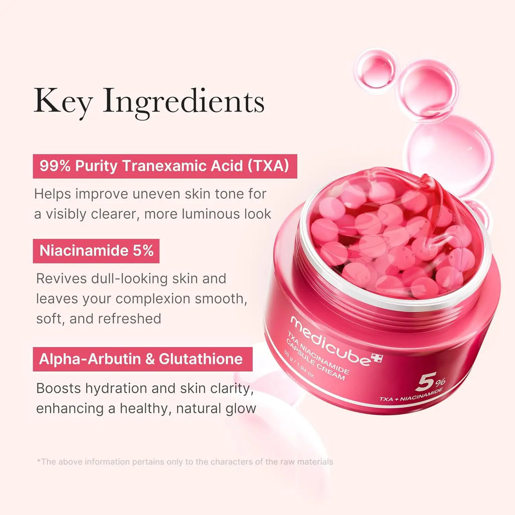 MEDICUBE TXA + Niacinamide Dual Radiance Capsule Cream