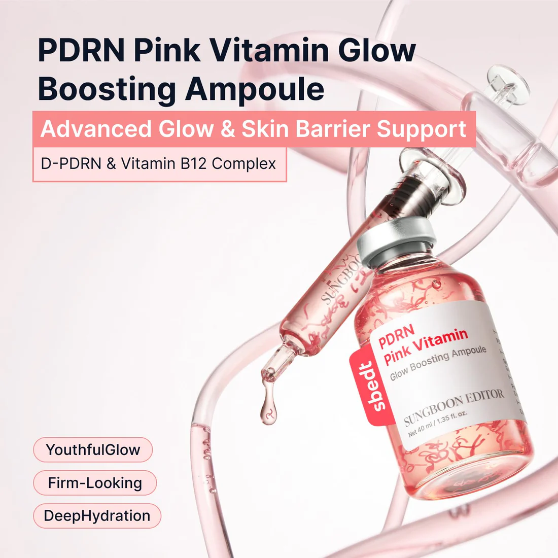 SUNGBOON EDITOR PDRN Pink Vitamin Glow Boosting Serum