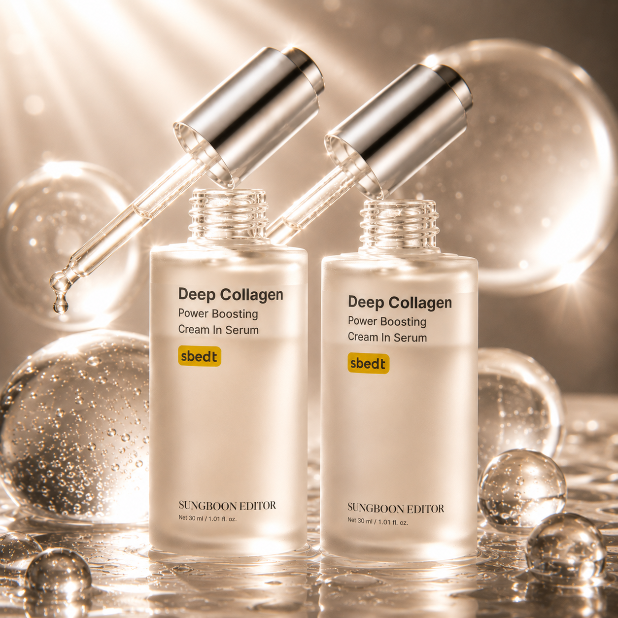 SUNGBOON EDITOR Deep Collagen Power Boosting Cream in Serum