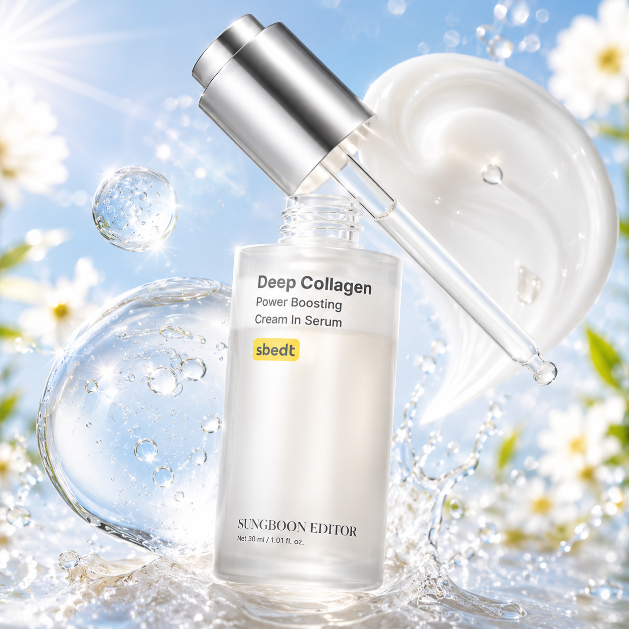 SUNGBOON EDITOR Deep Collagen Power Boosting Cream in Serum