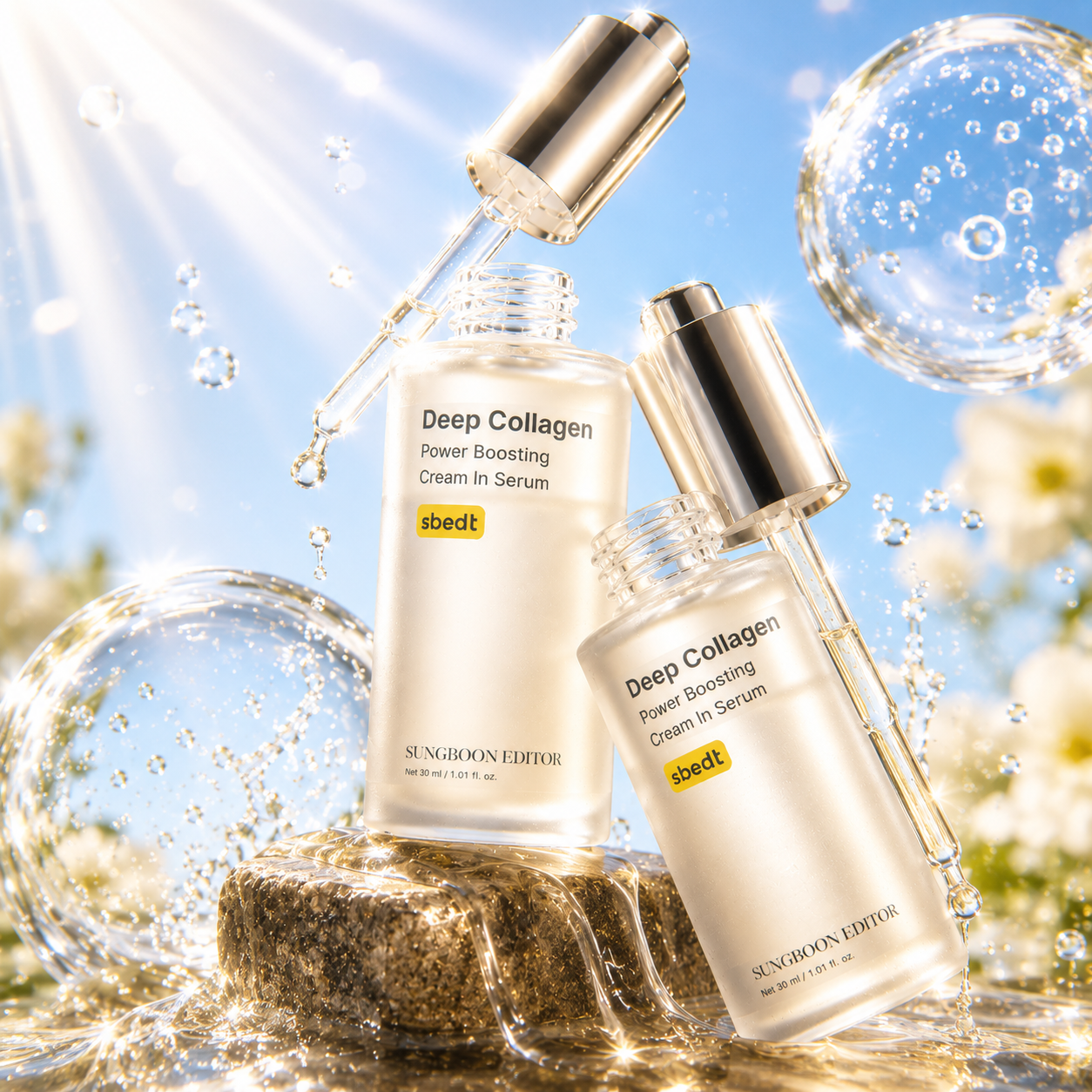 SUNGBOON EDITOR Deep Collagen Power Boosting Cream in Serum