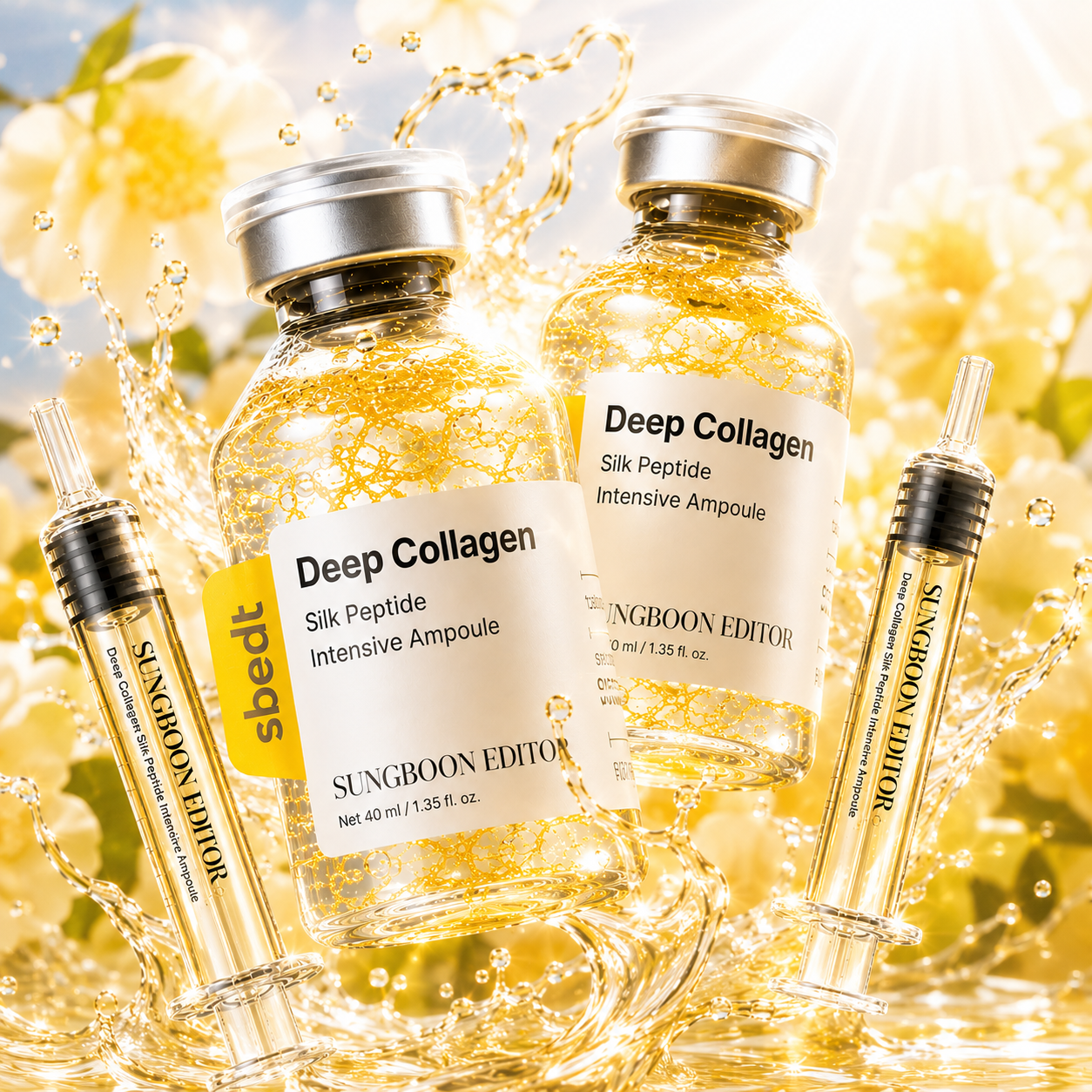 SUNGBOON EDITOR Deep Collagen Silk Peptide Intensive Ampoule