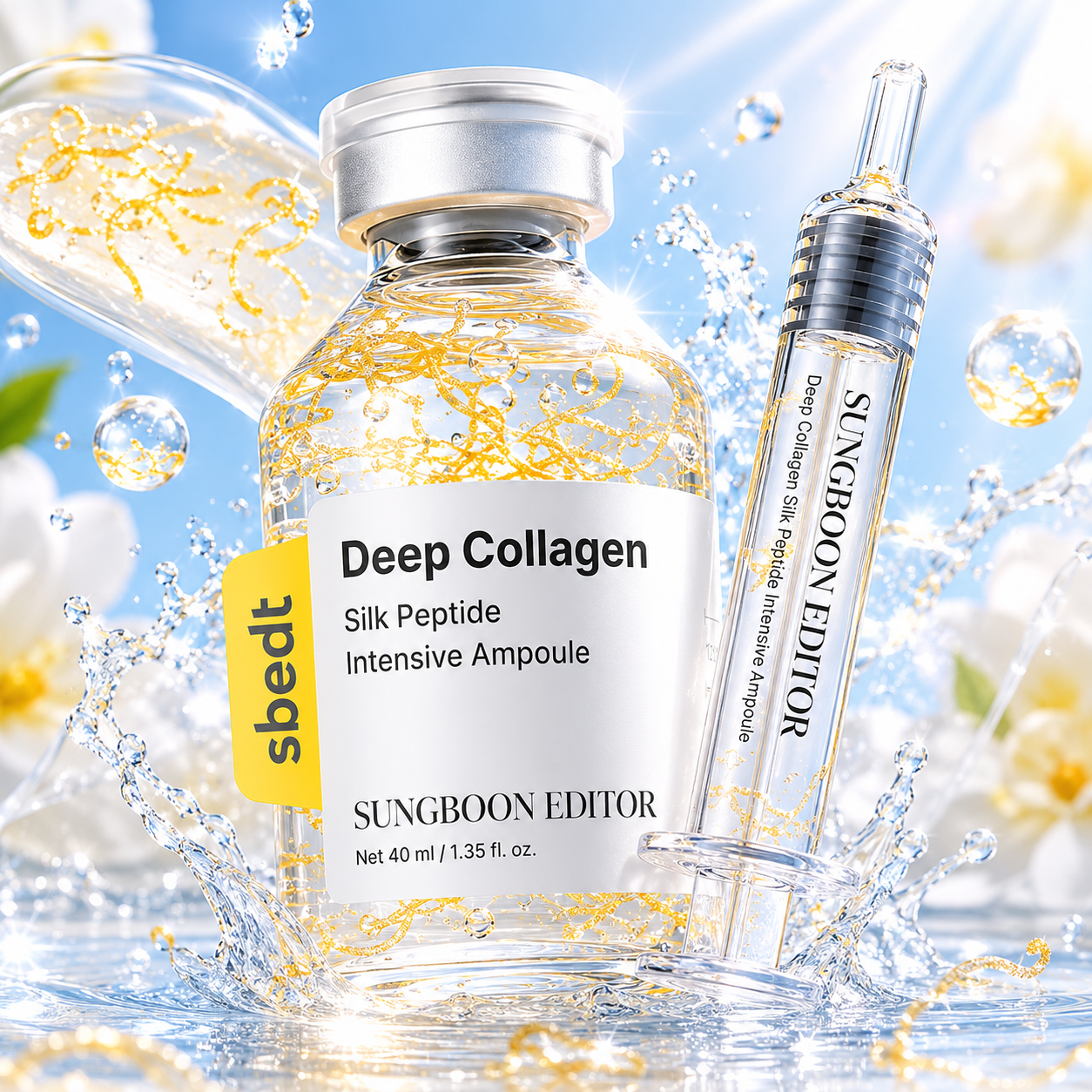 SUNGBOON EDITOR Deep Collagen Silk Peptide Intensive Ampoule