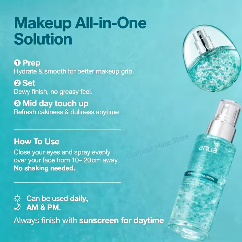 Anua PDRN Hyaluronic Acid Glass Skin Capsule Mist (100ml)