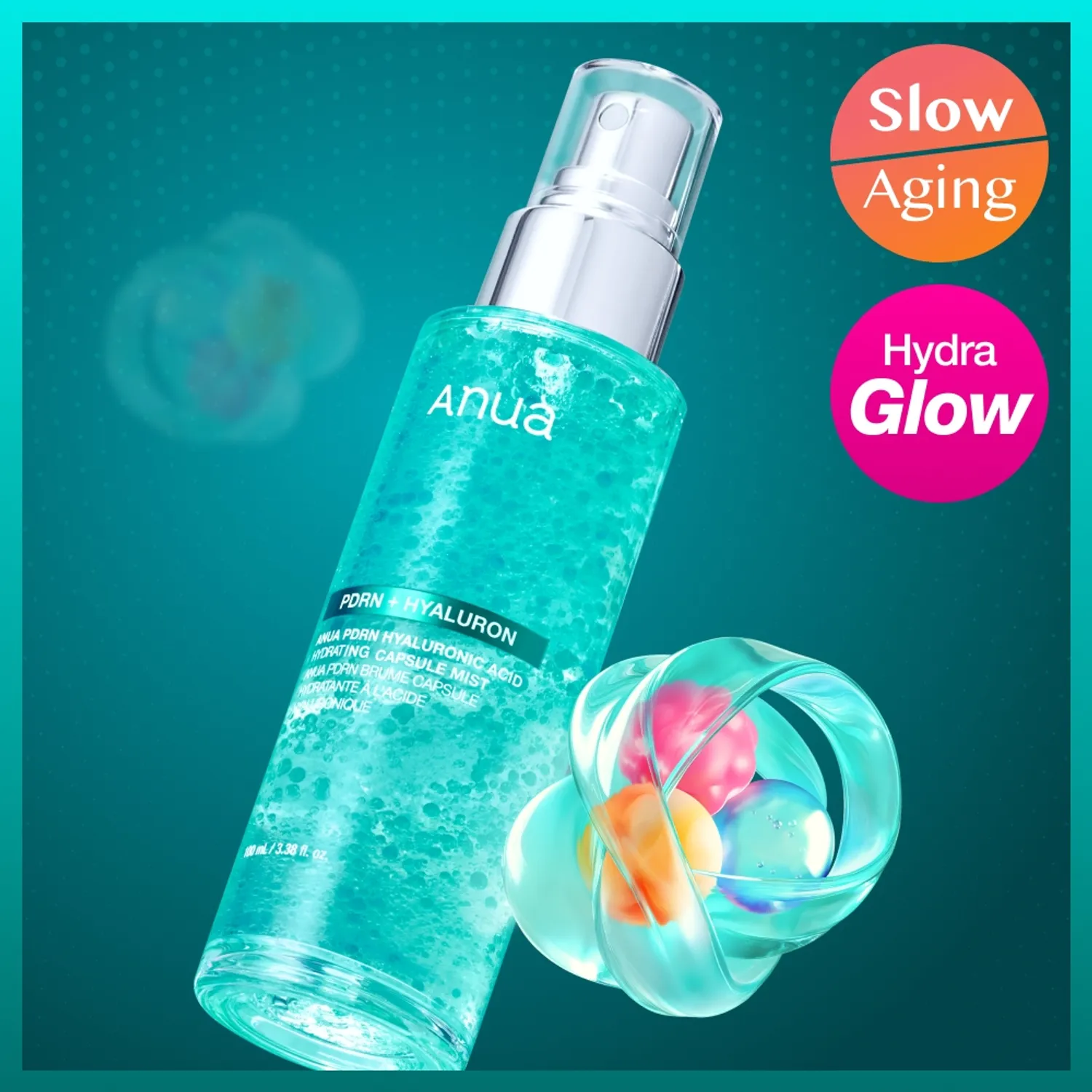 Anua PDRN Hyaluronic Acid Glass Skin Capsule Mist (100ml)
