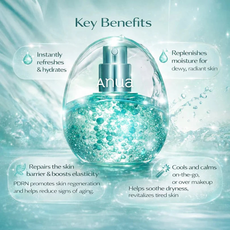 ANUA PDRN Hyaluronic Acid Glass Skin Capsule Mist (30ml)