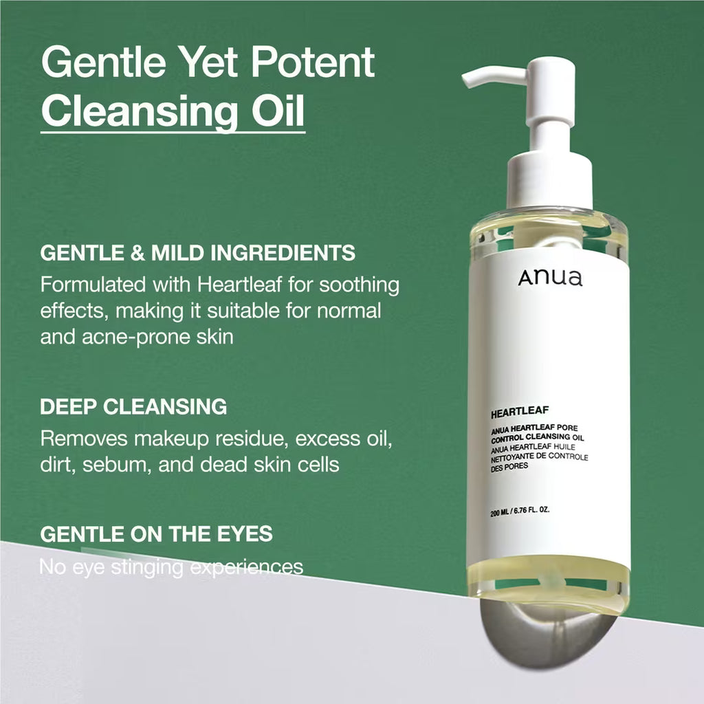 ANUA Heartleaf Pore Control Oil Cleanser