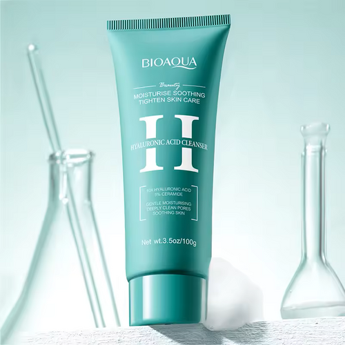 BIOAQUA Hyaluronic Acid Hydra Glow Foam Cleanser