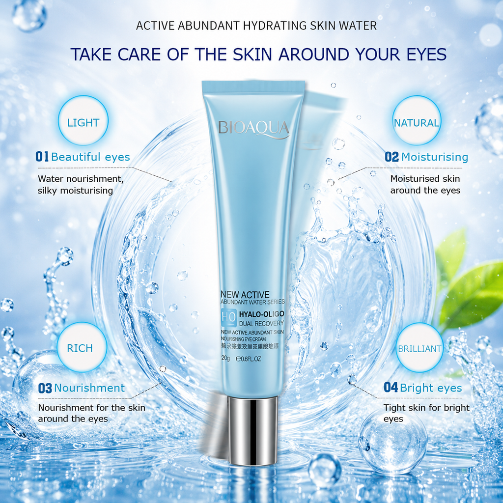 BIOAQUA Hyalo-Oligo Bright Eye Daily Renewal Hydration Cream
