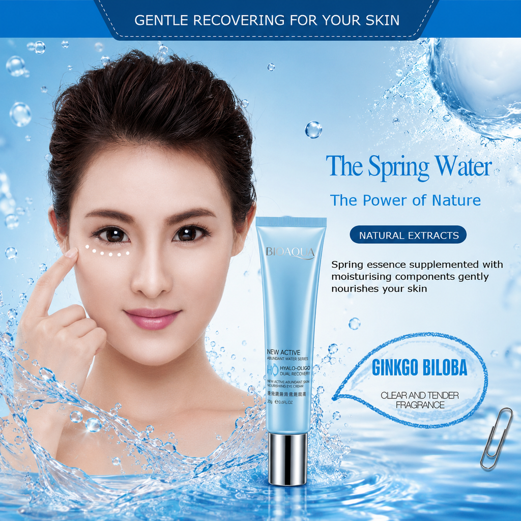 BIOAQUA Hyalo-Oligo Bright Eye Daily Renewal Hydration Cream