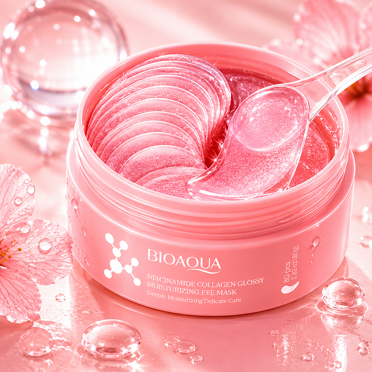 BIOAQUA Niacinamide Collagen Glow Lift Eye Masks