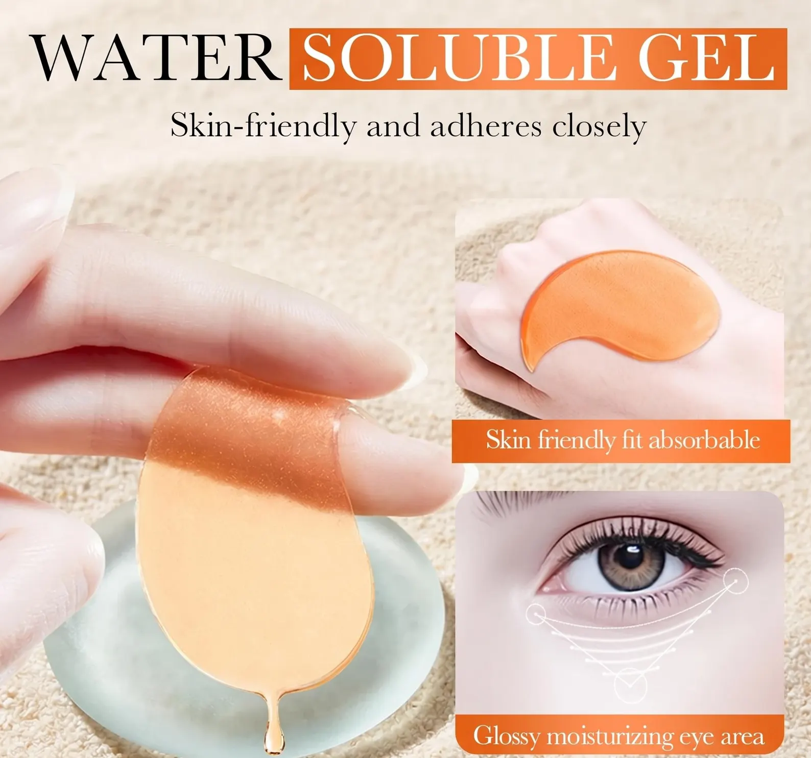 BIOAQUA Vitamin C Radiant Glow Eye Masks