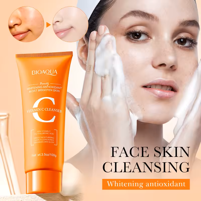BIOAQUA Vitamin C Radiant Glow Foam Cleanser