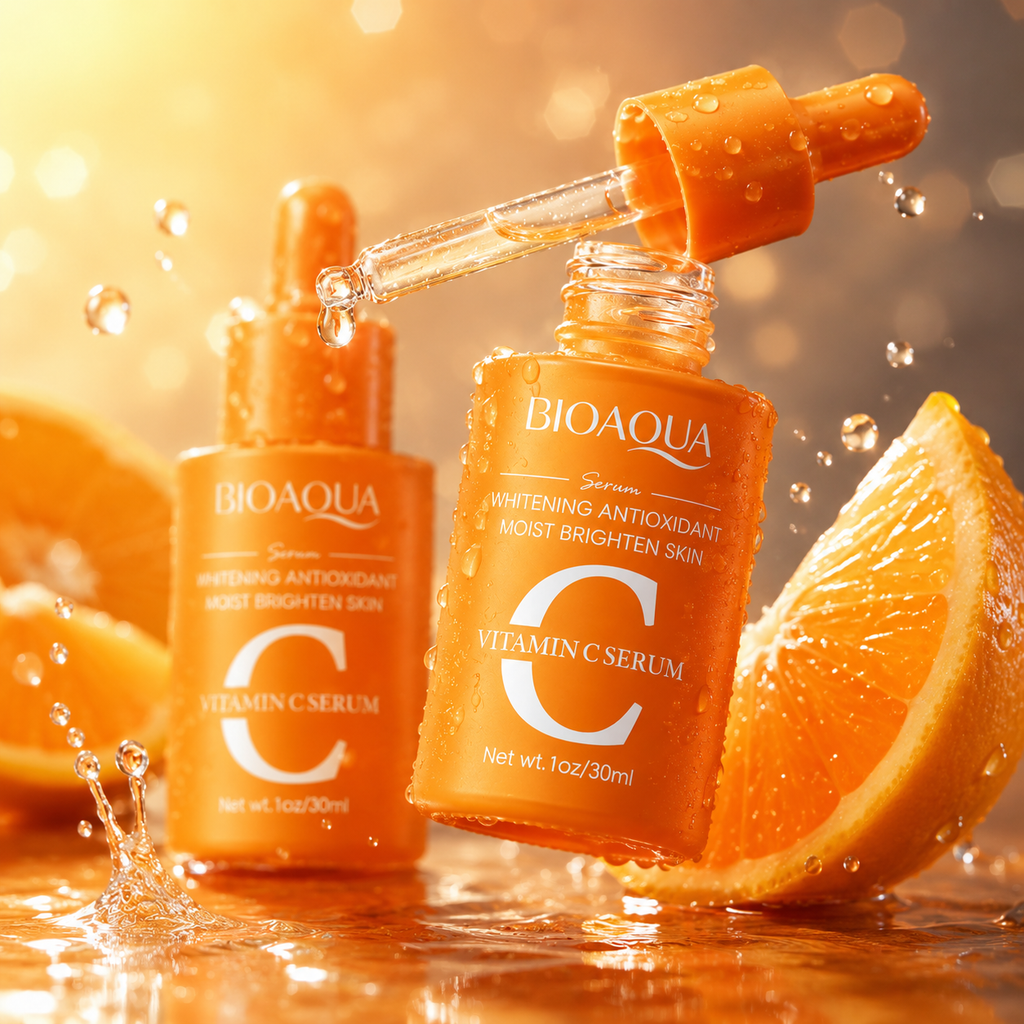BIOAQUA Revitalizing Serum Bundle - Retinol, Vitamin C, Hyaluronic Acid (30ml )