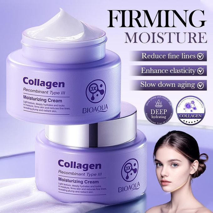 BIOAQUA Recombinant Type III Collagen Luminous Glow Face Cream
