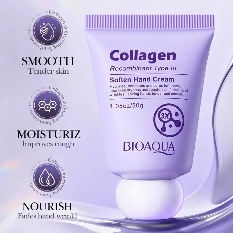 BIOAQUA Recombinant Type III Collagen Silky Renewal Hand Cream
