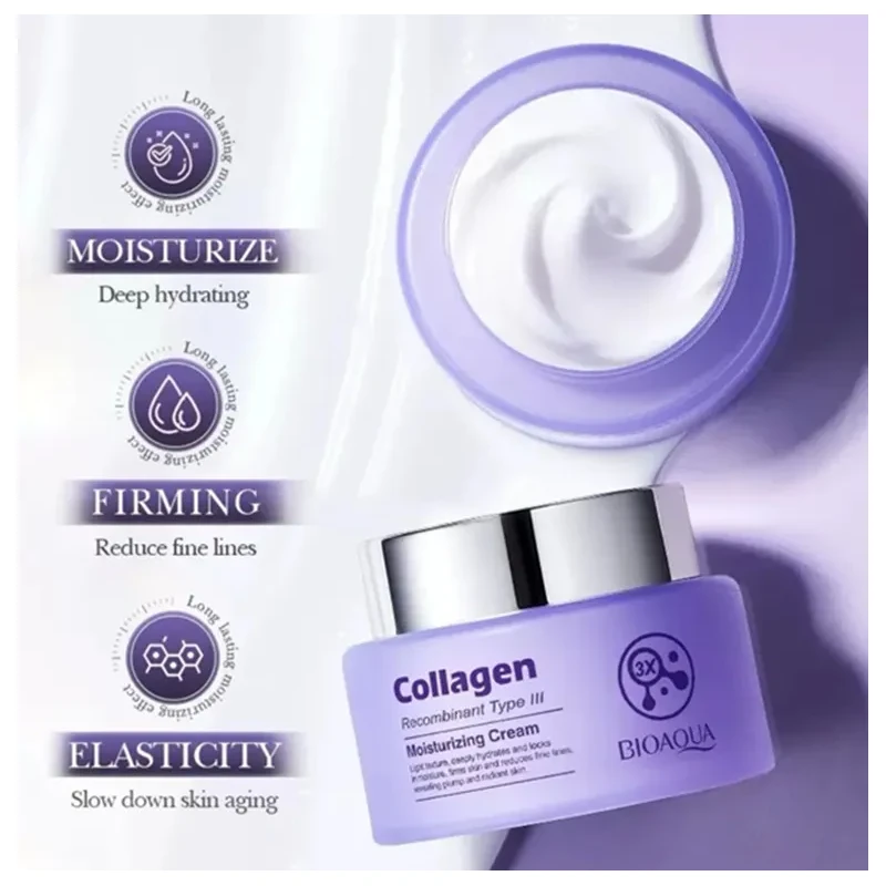 BIOAQUA Recombinant Type III Collagen Luminous Glow Face Cream