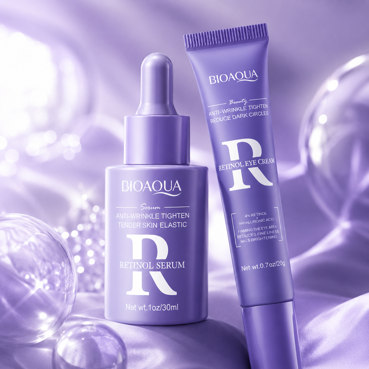 BIOAQUA Retinol Skin Renewal Duo (Serum & Eye Cream)