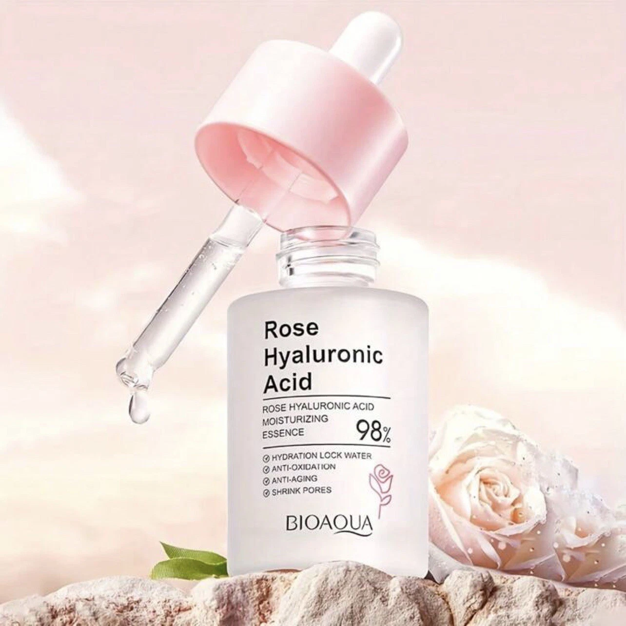 BIOAQUA Rose Hyaluronic Acid Daily Hydrating Essence