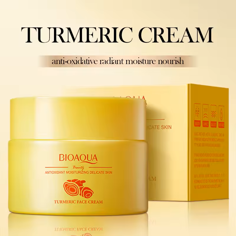 BIOAQUA Turmeric Antioxidant Anti-Aging Skin Duo (Face & Eye Cream)